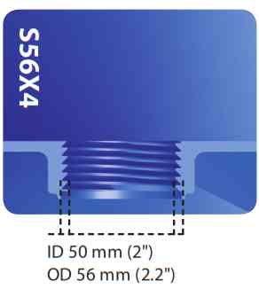 Fassadapter S56x4