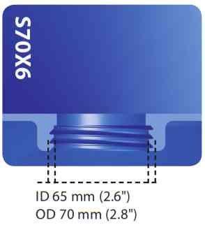 Fassadapter S70x6